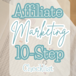 affiliate marketing 10-step checklist