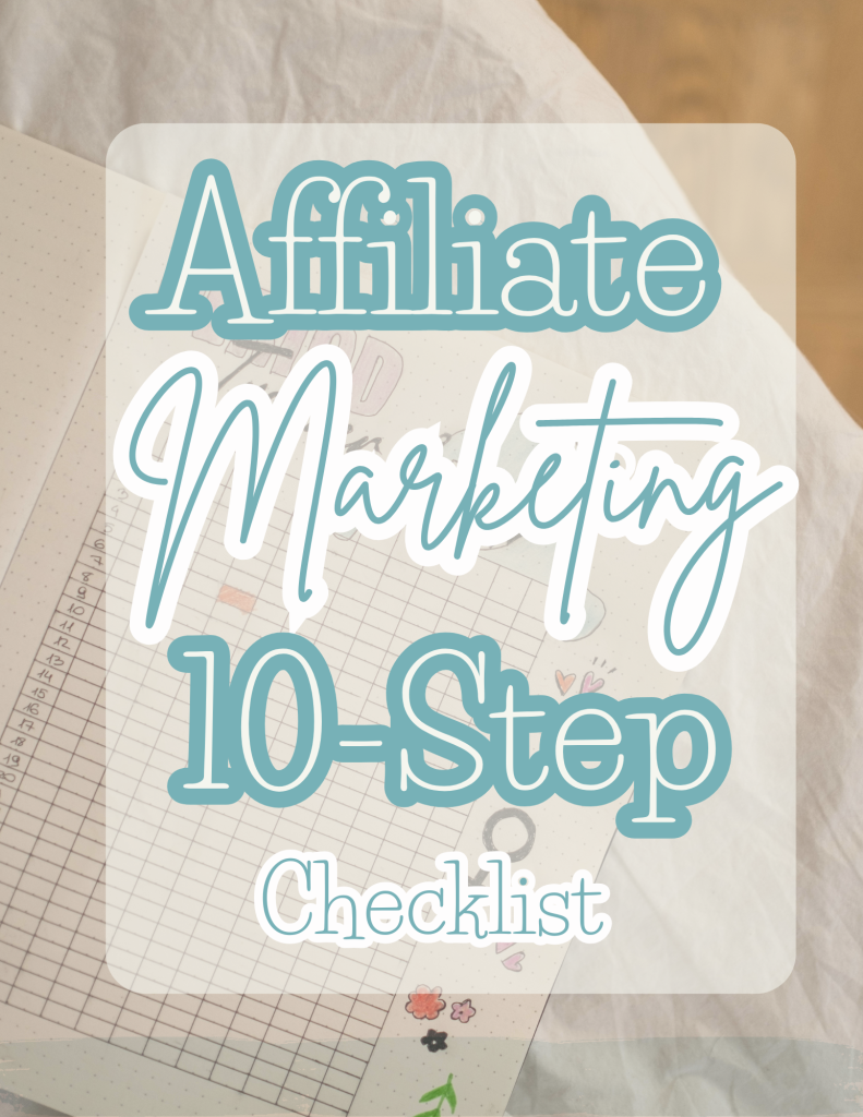 affiliate marketing checklist