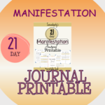 manifestation journal printable mockup