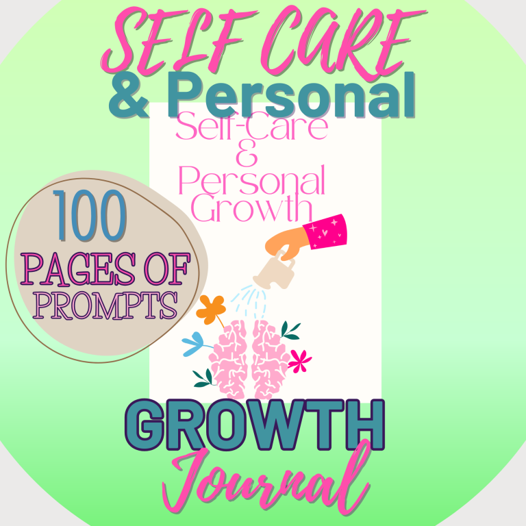 self care and personal growth mockup