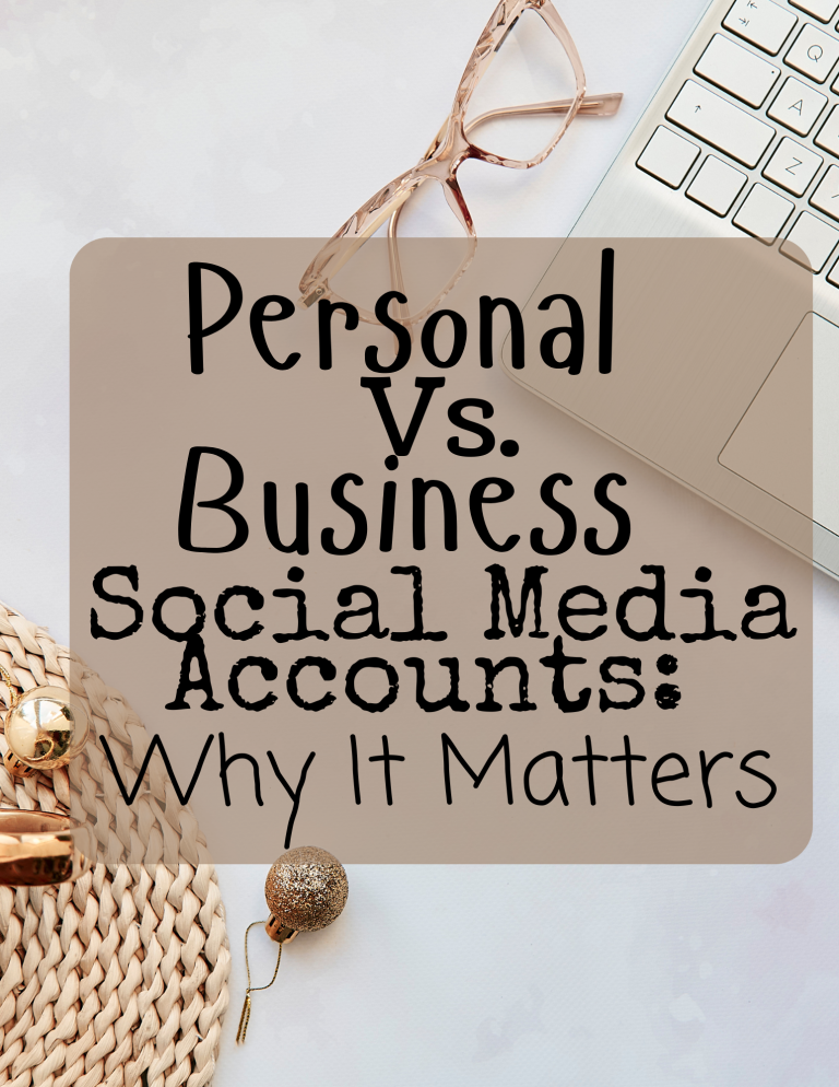 🛠️ Personal vs. Business Social Media Accounts: Why It Matters (Especially on Pinterest)