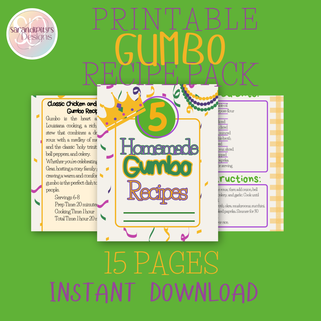 gumbo recipe pack mockup