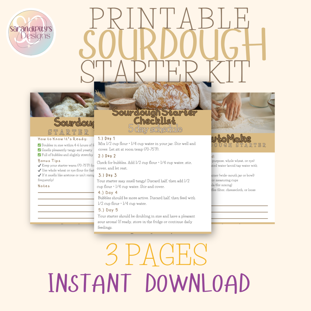 sourdough starter kit mockup