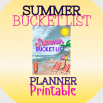 summer bucket list mockup