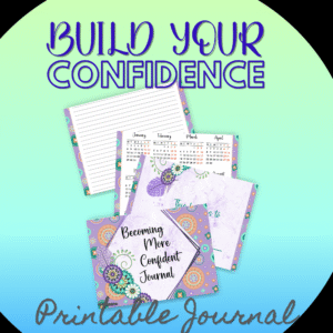 Becoming More Confidence Journal mockup