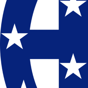 left A patriotic monogram