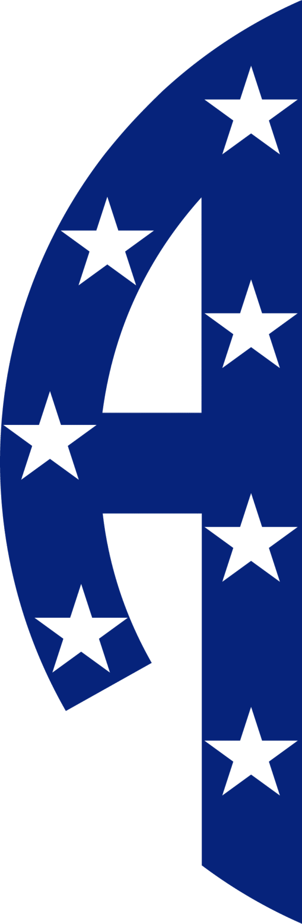 left A patriotic monogram