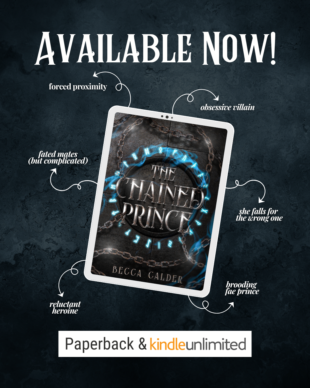 The Chained Prince book mockup