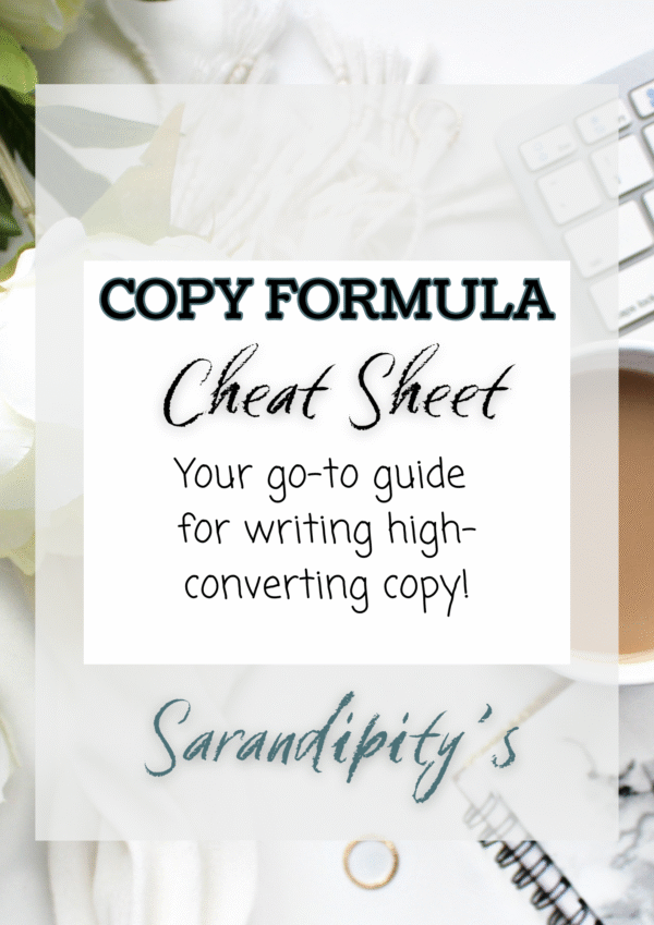 Copy Formula cheat sheet cover