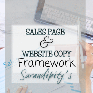 Sales Page and website copy cover