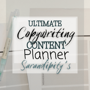 Ultimate Copywriting Content Planner