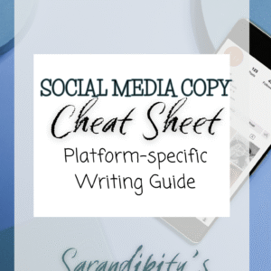 Social Media Copy Quickie Cheat Sheet cover