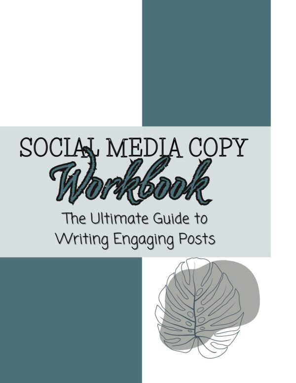 Social Media copy workbook