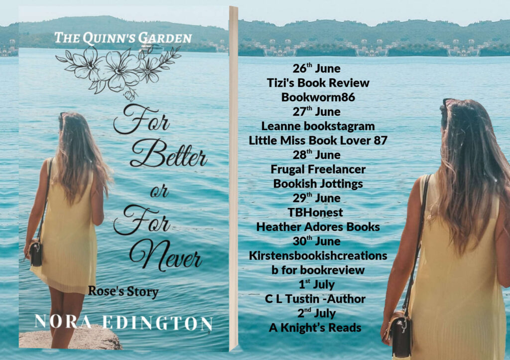 For Better or For Never blog tour schedule