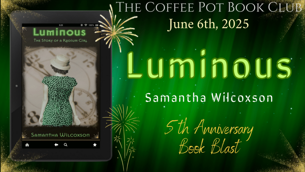 Luminous book banner