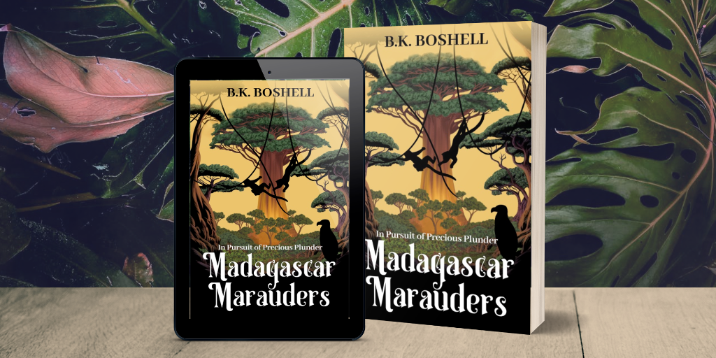 Madagascar Marauders - Virtual Book Tour book mockup