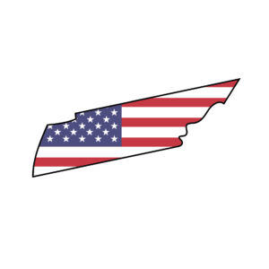 Tennessee US flag graphic