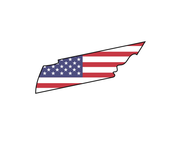 Tennessee US flag graphic