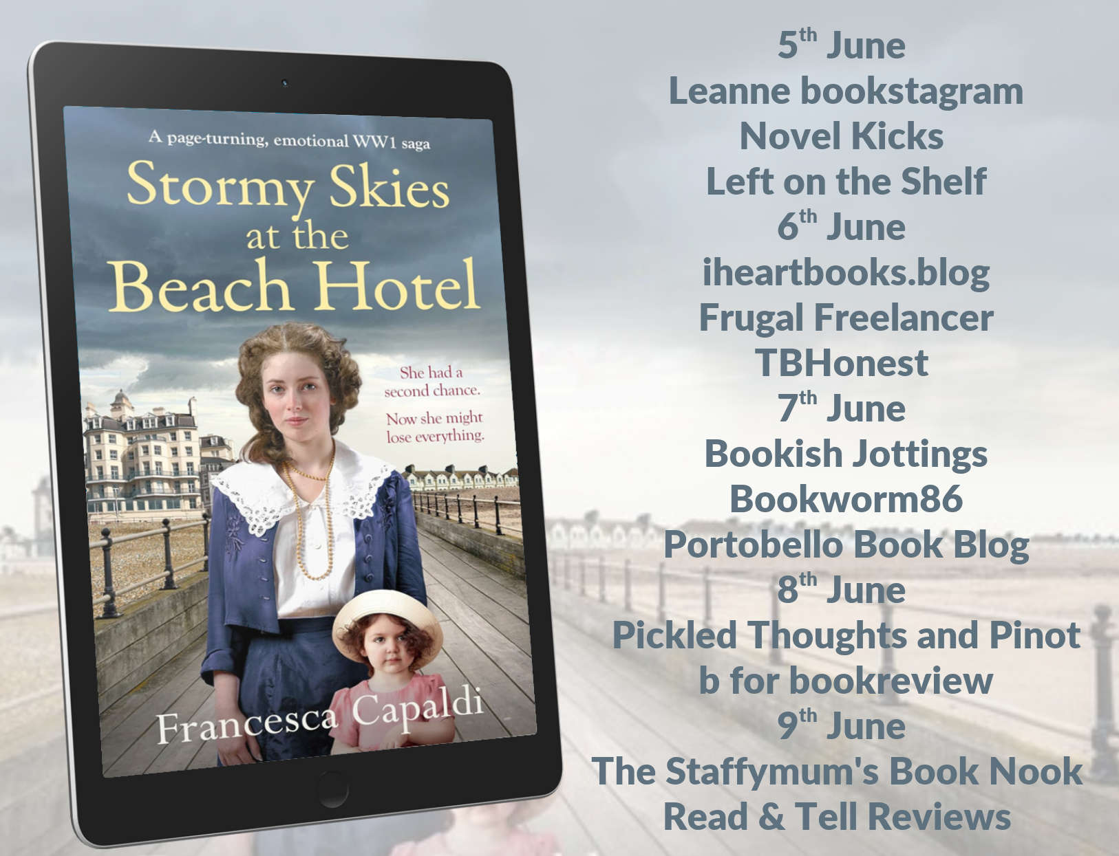 Stormy Skies at the Beach Hotel tour schedule