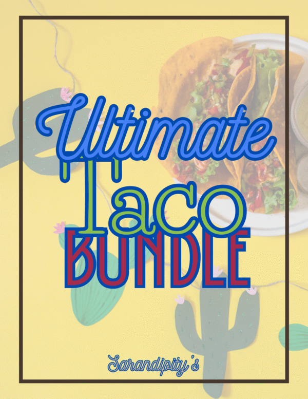 🌮 The Ultimate Taco Bundle Printable Set