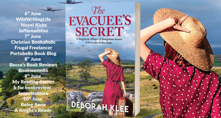 The Evacuee's Secret blog tour schedule