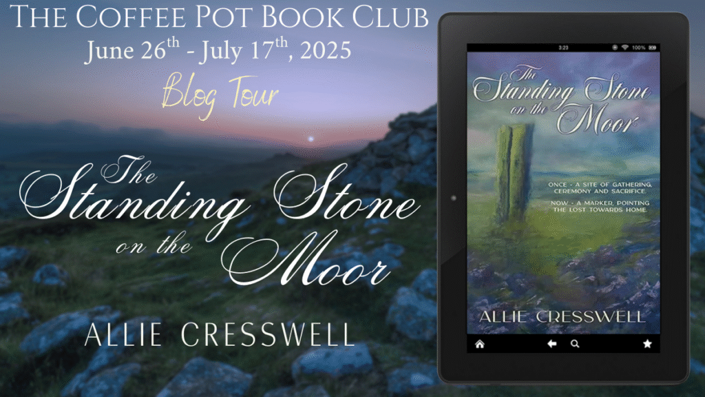 The Standing Stone on the Moor blog tour banner single book