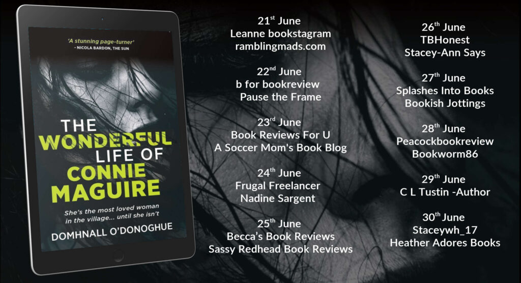 The Wonderful Life of Connie Maguire blog tour schedule