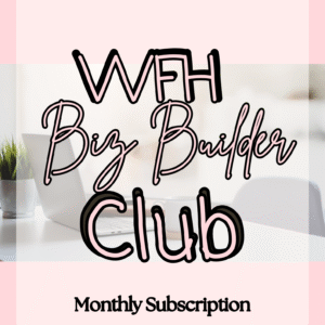 WFH Biz Builder Club cover graphic