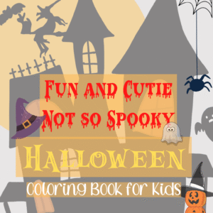 not so spooky Halloween coloring book