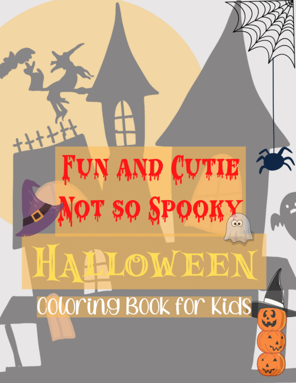 not so spooky Halloween coloring book