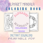 Printable A to Z Mandala Coloring Book