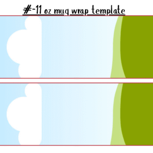 🎁 FREE Canva Mug Wrap Mockup Frames – 11 oz + 15 oz