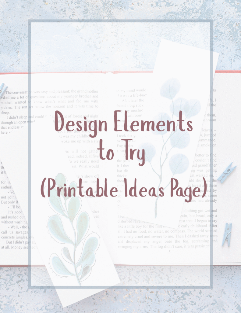 bookmark design elements