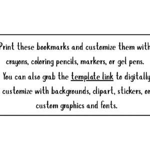 Create Your Own bookmarks