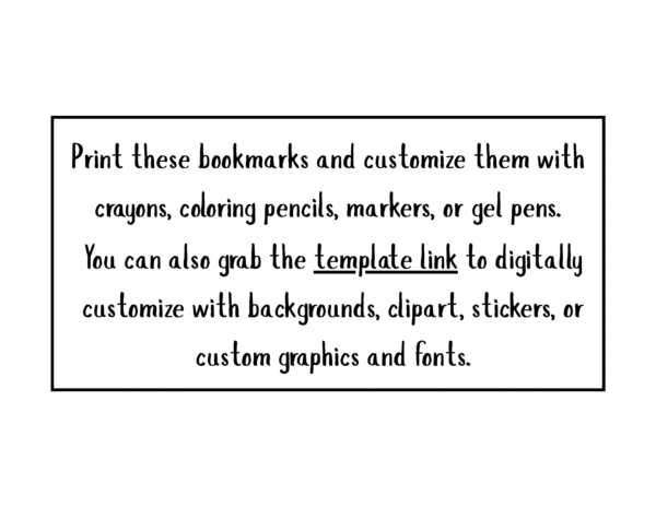 Create Your Own bookmarks