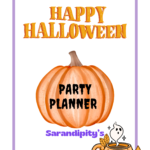 Halloween event planner printable