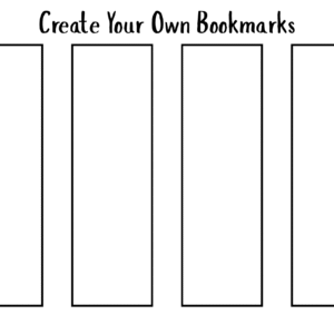 blank bookmark layout