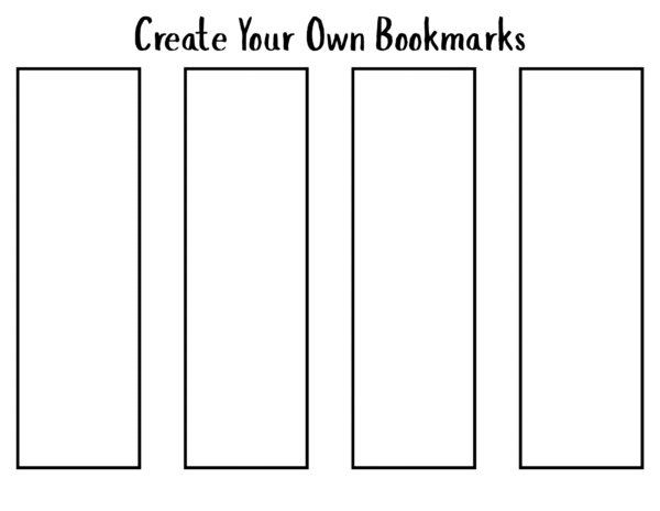 blank bookmark layout