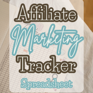 affiliate marketing tracker spreadsheet