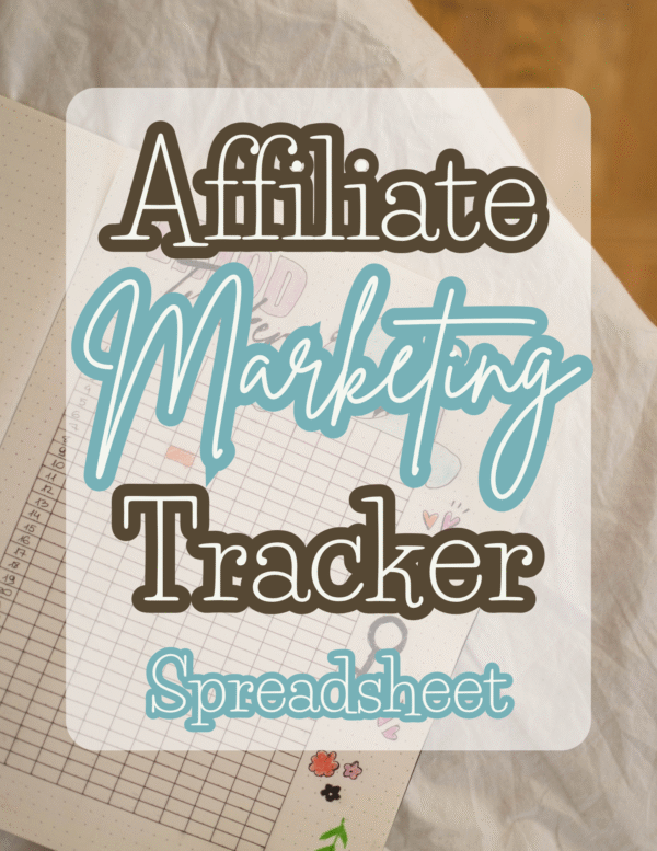 affiliate marketing tracker spreadsheet