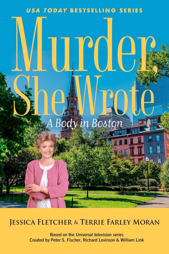 Murder She Wrote: A Body in Boston book tour book cover