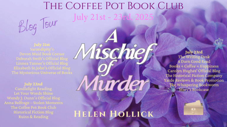 A Mischief of Murder blog tour schedule