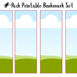 blank bookmark canva template