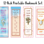 Bible verse bookmark printables