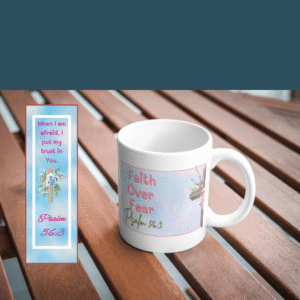 adult bible verse bookmark and mug wrap bundle