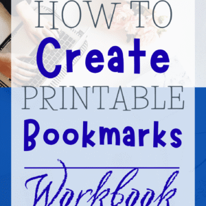 How to Create Printable Bookmarks workbook