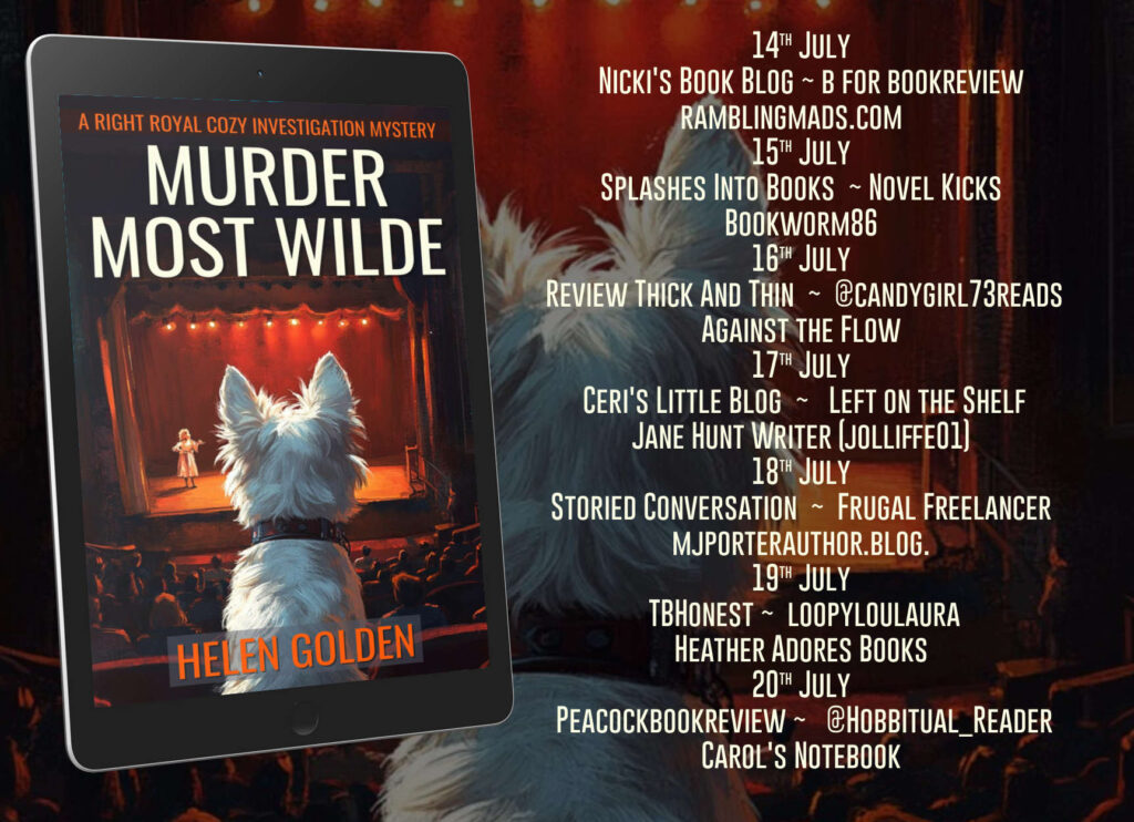 Murder Most Wilde blog tour schedule