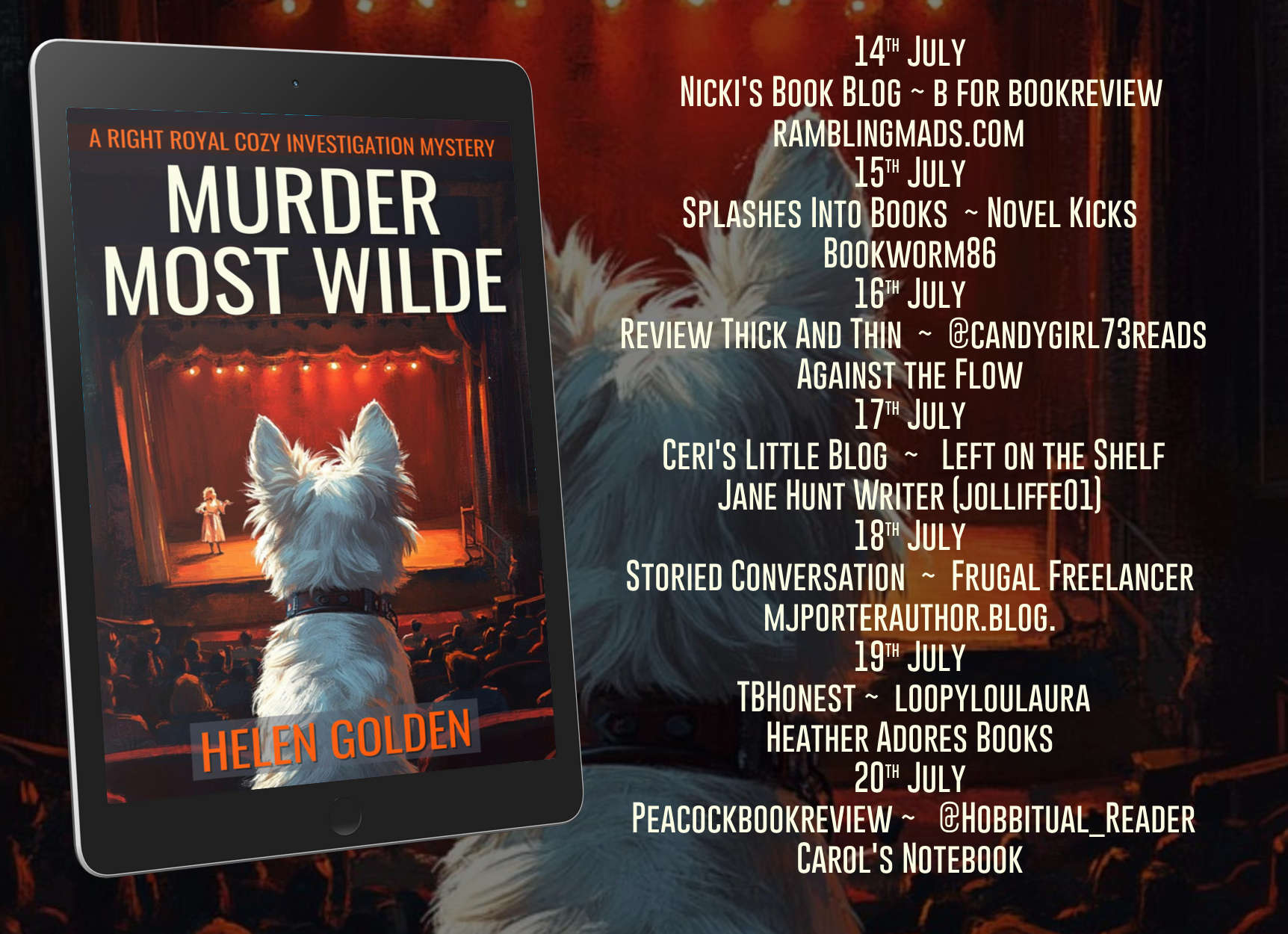 Murder Most Wilde Blog Tour