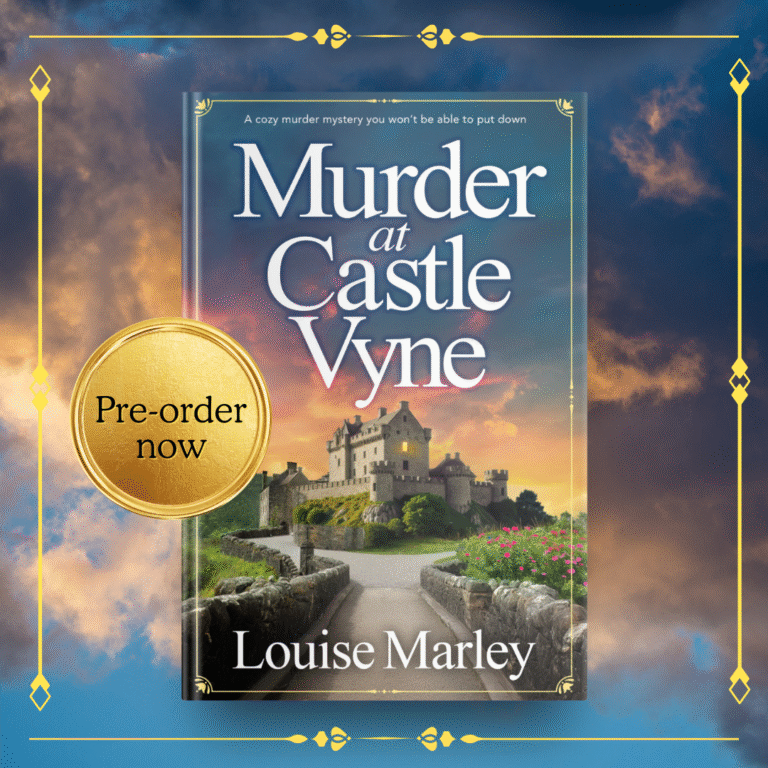 Murder at Castle Vyne blog tour promo