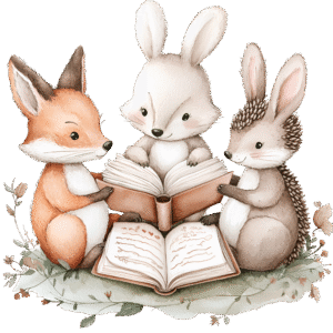 Book Loving Forest Animal Clipart Graphics Pack β 37 Cozy Creatures
